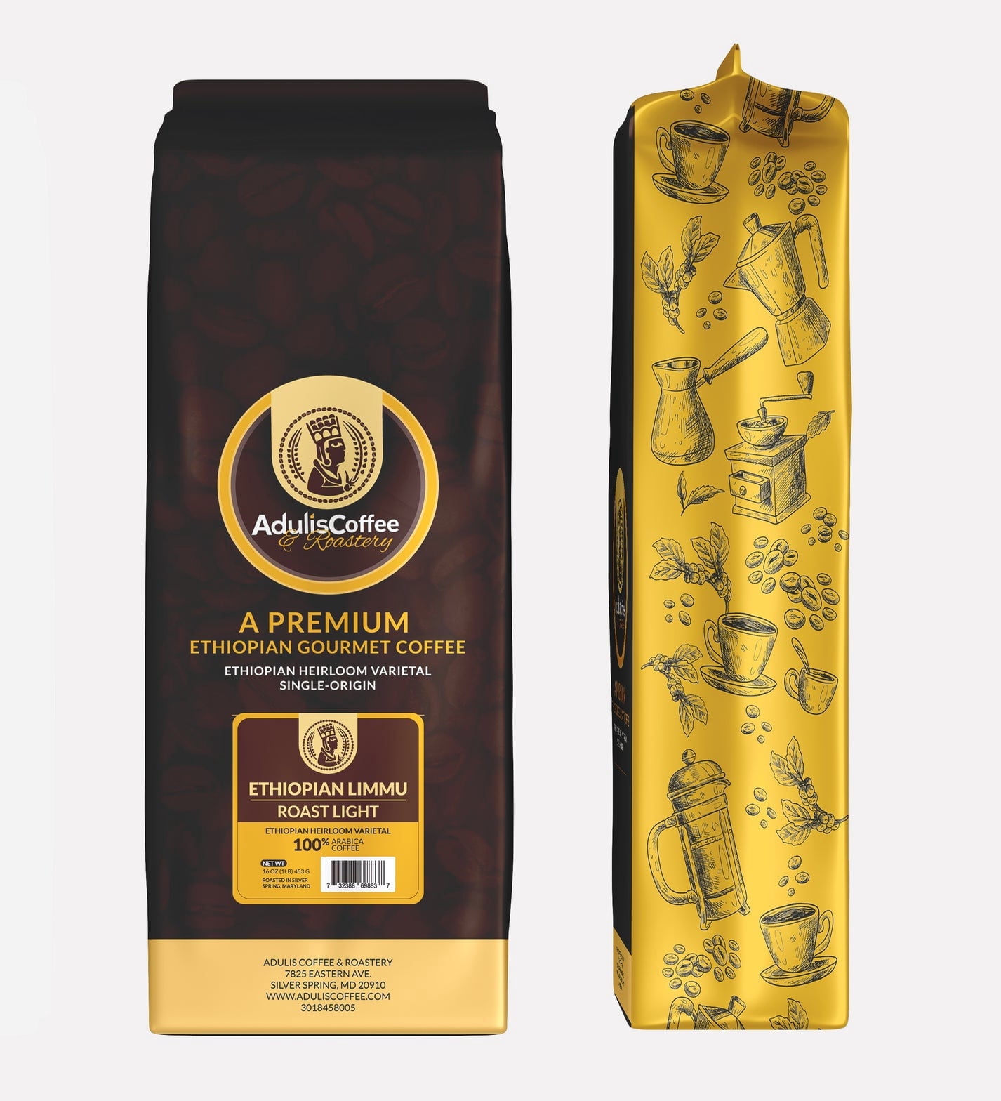 Limmu Roast Light Whole Bean, Adulis Coffee Ethiopia