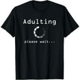 thumbnail image 1 of Adult 18th Birthday Gift Ideas for 18 Years Old Girls Boys T-ShirtMen and women, Black T-shirt, size: Extra large, 1 of 4