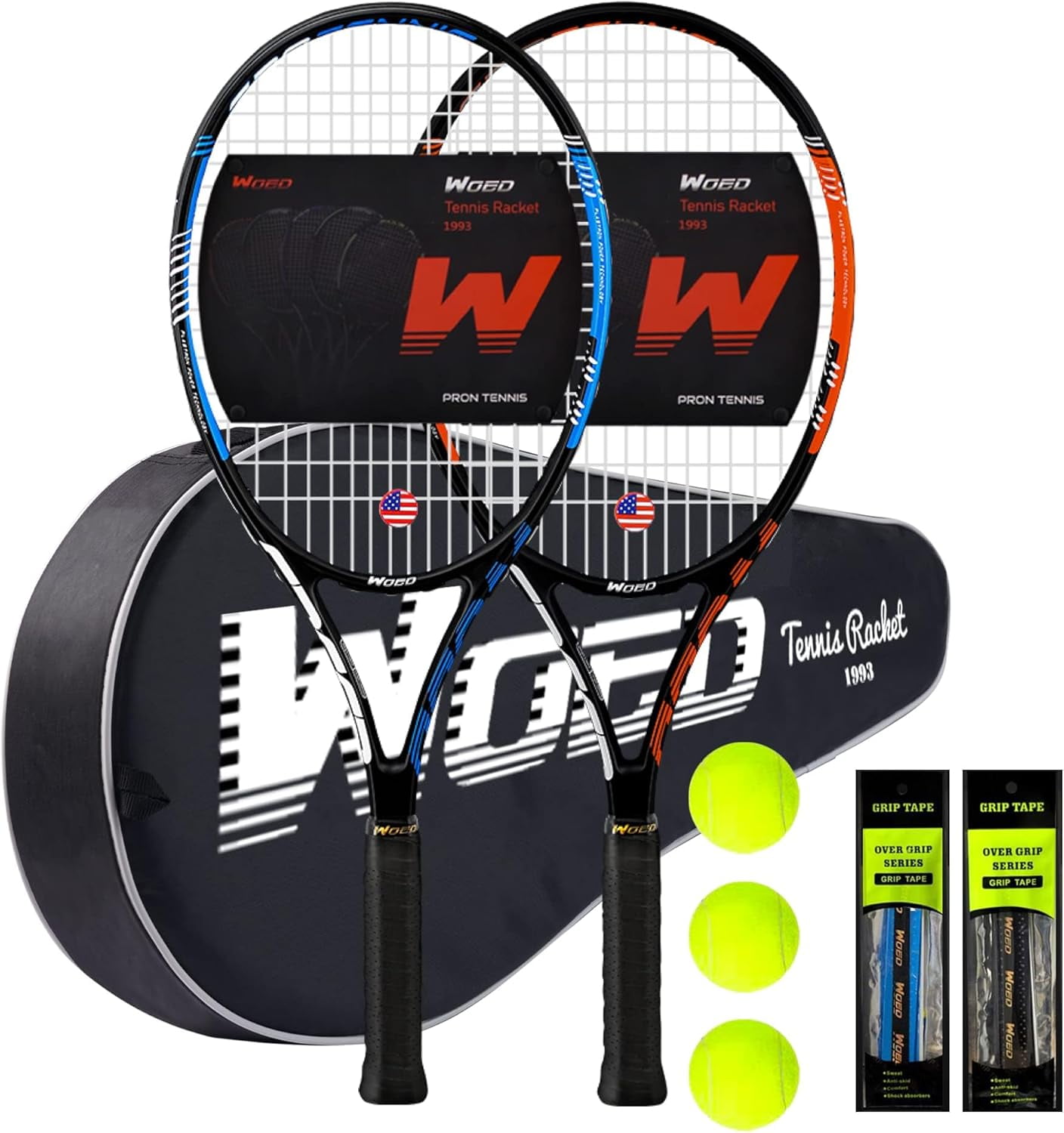 Adult 2 Player Tennis Racket Perfect for Beginner and Professional ...