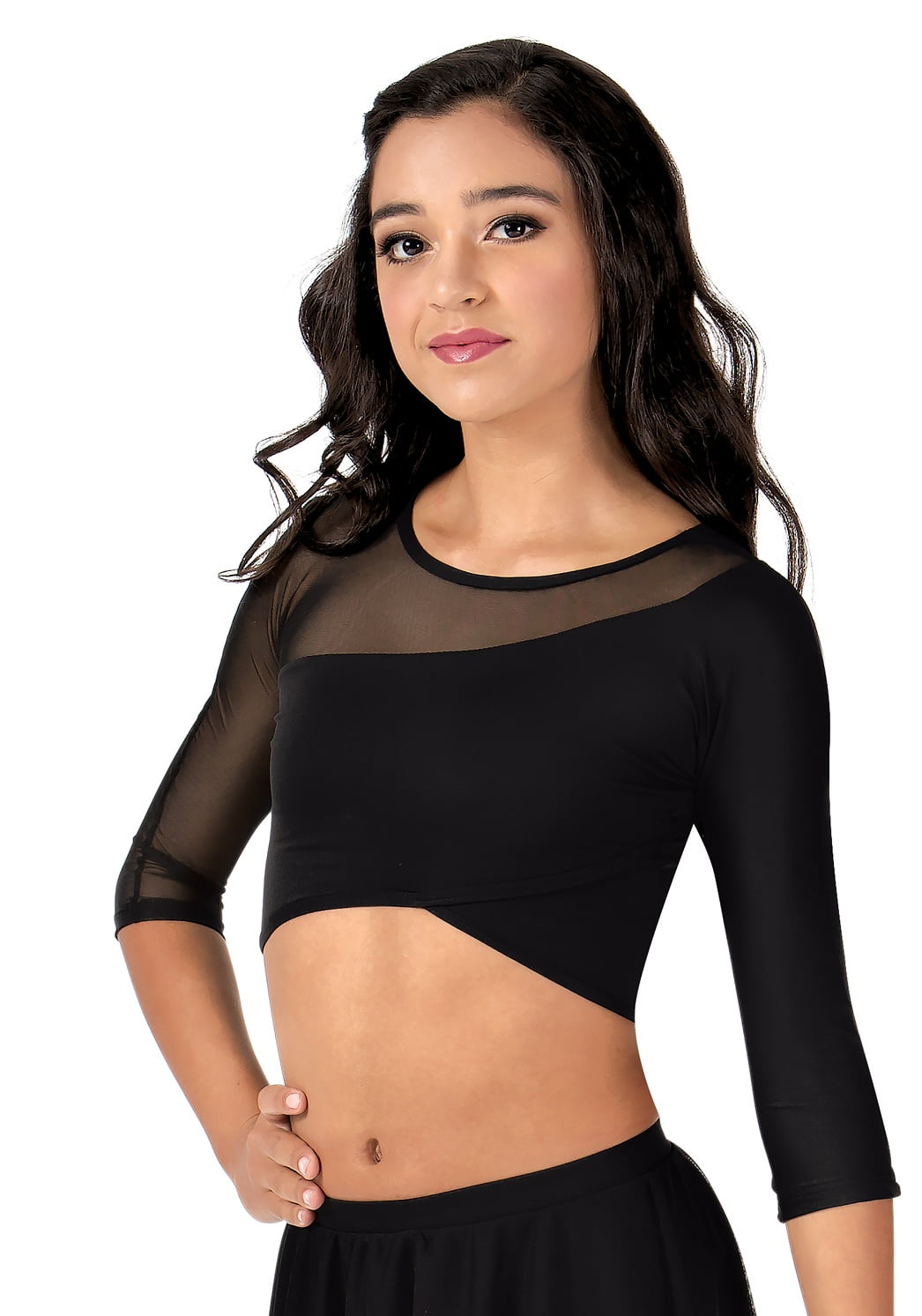 FEOYA Women's Cutout Cropped Tops Sports Tee Long Sleeve Stretch Yoga  Workout Fitness Crop Tops with Thumb Hole Cute Athletic Tank Tops Black :  : Clothing, Shoes & Accessories
