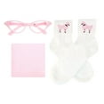 thumbnail image 1 of Adult 3 pc - 50's Accessory Set - Light Pink, 1 of 6