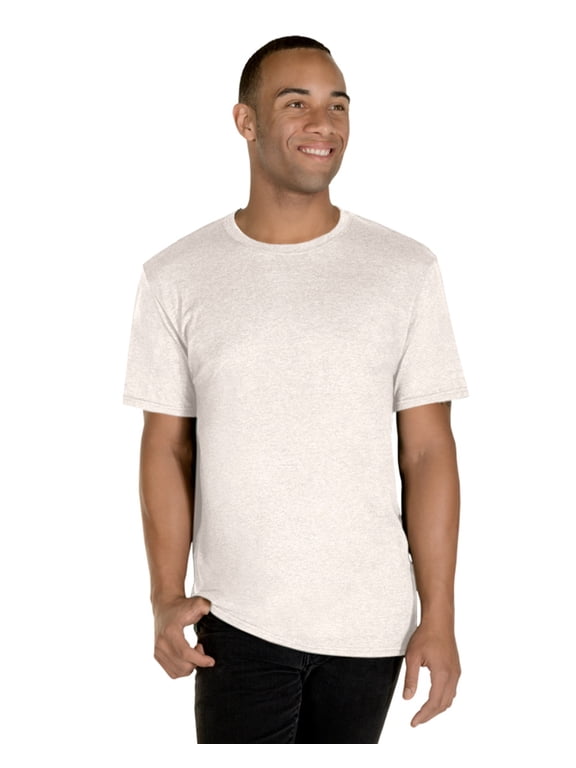 Adult 5.2 oz., Premium Blend Ring-Spun T-Shirt SWEET CREAM HTH 2XL