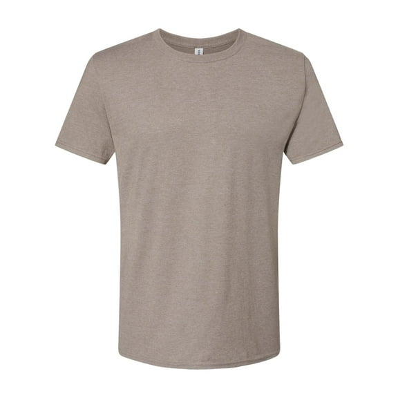 Adult 5.2 oz., Premium Blend Ring-Spun T-Shirt - TAUPE HEATHER - XL