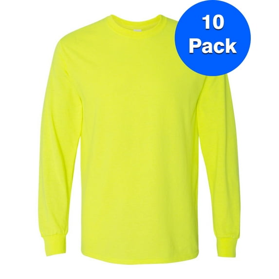 Adult 5.3 oz. Long-Sleeve T-Shirt 10 Pack