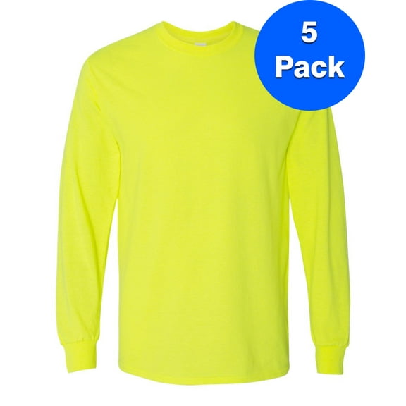 Adult 5.3 oz. Long-Sleeve T-Shirt 5 Pack