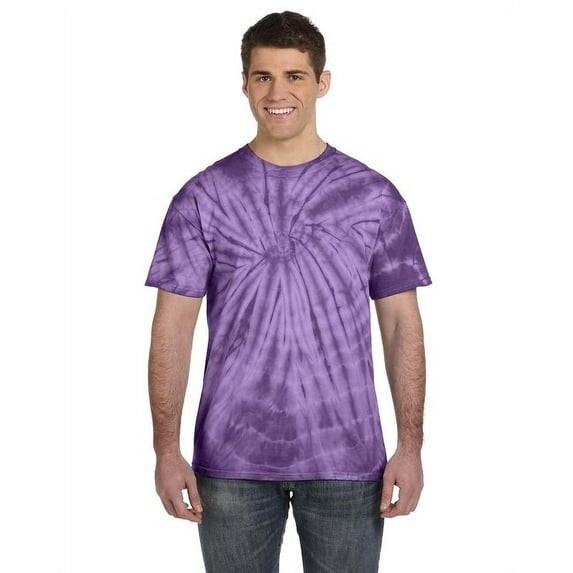 Adult 5.4 oz 100% Cotton Spider T-Shirt SPIDER PURPLE 4XL
