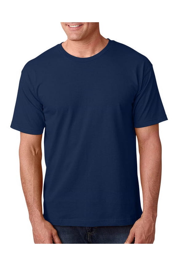 Adult 5.4 oz., 100% Cotton T-Shirt LIGHT NAVY L