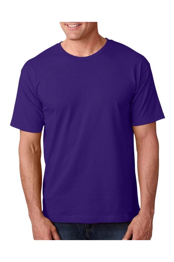 Adult 5.4 oz., 100% Cotton T-Shirt PURPLE 3XL
