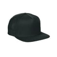 thumbnail image 1 of Adult 5-Panel Structured Flat Visor Classic Snapback Cap, 1 of 5