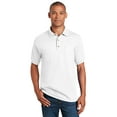 thumbnail image 1 of Adult 50/50 Jersey Polo with Pocket WHITE 3XL, 1 of 5
