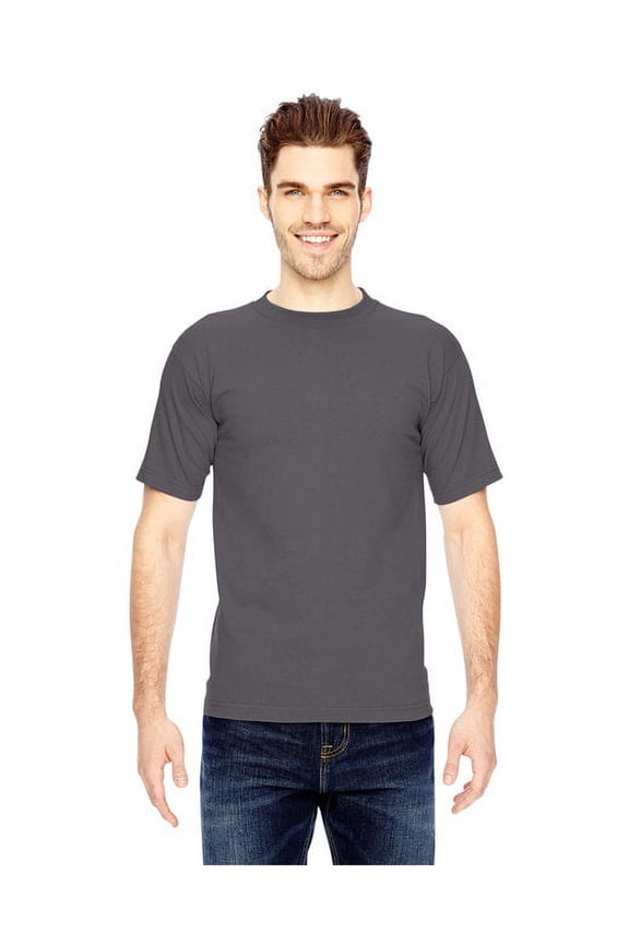 Adult 6.1 oz., 100% Cotton T-Shirt CHARCOAL XL