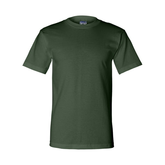 Adult 6.1 oz 100% Cotton T-Shirt FOREST GREEN 2XL
