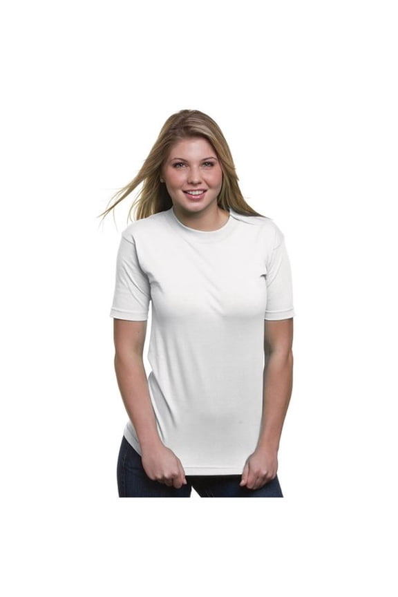 Adult 6.1 oz 100% Cotton T-Shirt WHITE XL