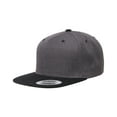 thumbnail image 1 of Adult 6-Panel Structured Flat Visor Classic Two-Tone Snapback, 1 of 3