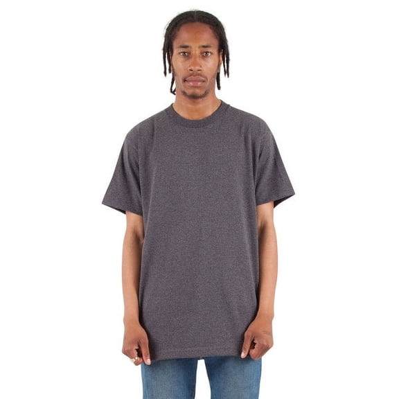 Adult 6 oz., Active Short-Sleeve Crewneck T-Shirt - CHARCOAL GRY HTH - XL