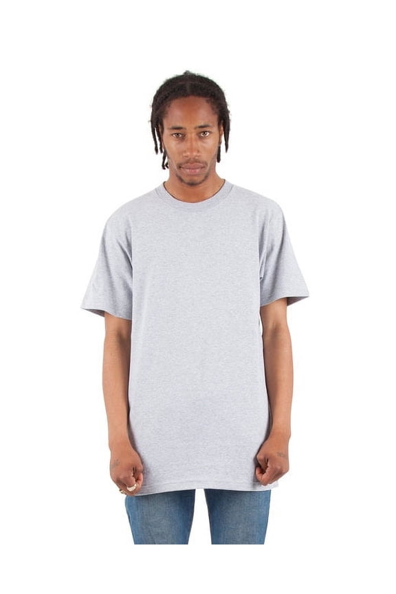 Adult 6 oz., Active Short-Sleeve Crewneck T-Shirt - HEATHER GREY - M