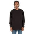 thumbnail image 1 of Adult 7.5 oz., Max Heavyweight Long-Sleeve T-Shirt - BLACK - 5XL, 1 of 2