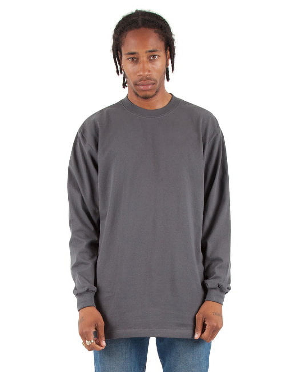 Adult Max Heavyweight Long-Sleeve T-Shirt DARK GREY
