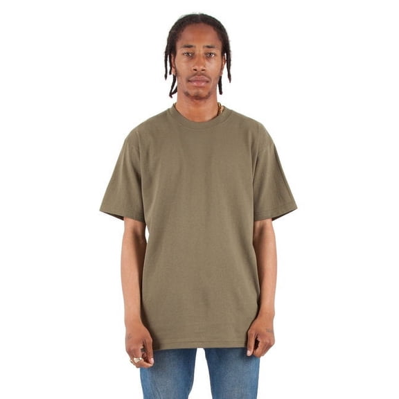 Adult 7.5 oz., Max Heavyweight T-Shirt - OLIVE - XL