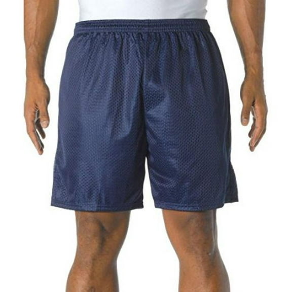 Adult 7" Inseam Lined Tricot Mesh Shorts