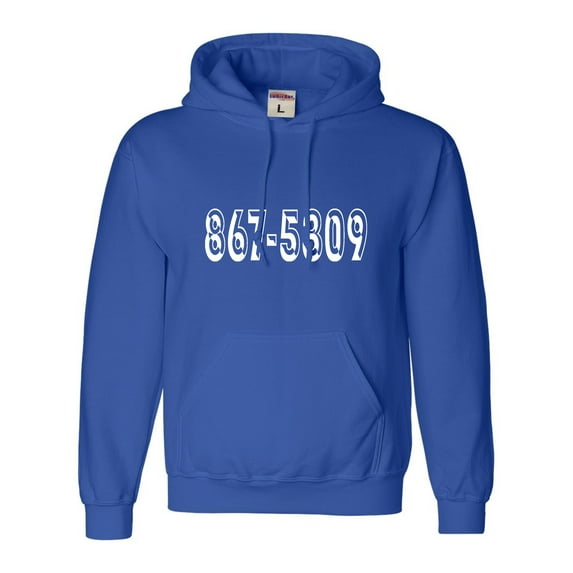 Adult 8675309 Funny Retro 80's Sweatshirt Hoodie