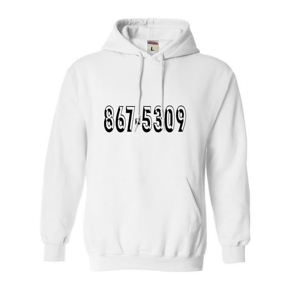 Adult 8675309 Funny Retro 80's Sweatshirt Hoodie