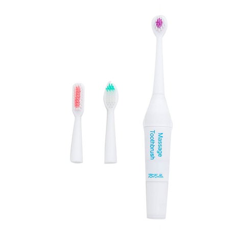 Adult ABS Material Electric Toothbrush with 3 Brush Heads