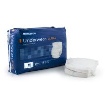 Adult Absorbent Underwear McKesson Ultra Pull On Medium Disposable Heavy Absorbency ''Bag of 20'' 2 Pack