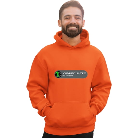 Adult Achievement Unlocked Left The House Funny Gamers Sweatshirt Hoodie