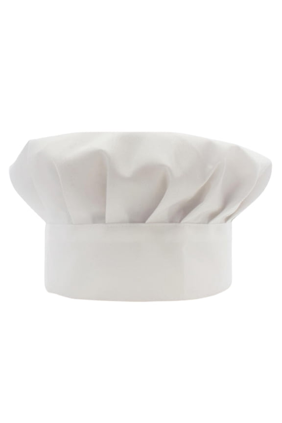 Adult Adjustable Elastic Kitchen Cooking Cap, Chef Hat in White, Version A for Professional and Home Use, Comfortable and Durable
