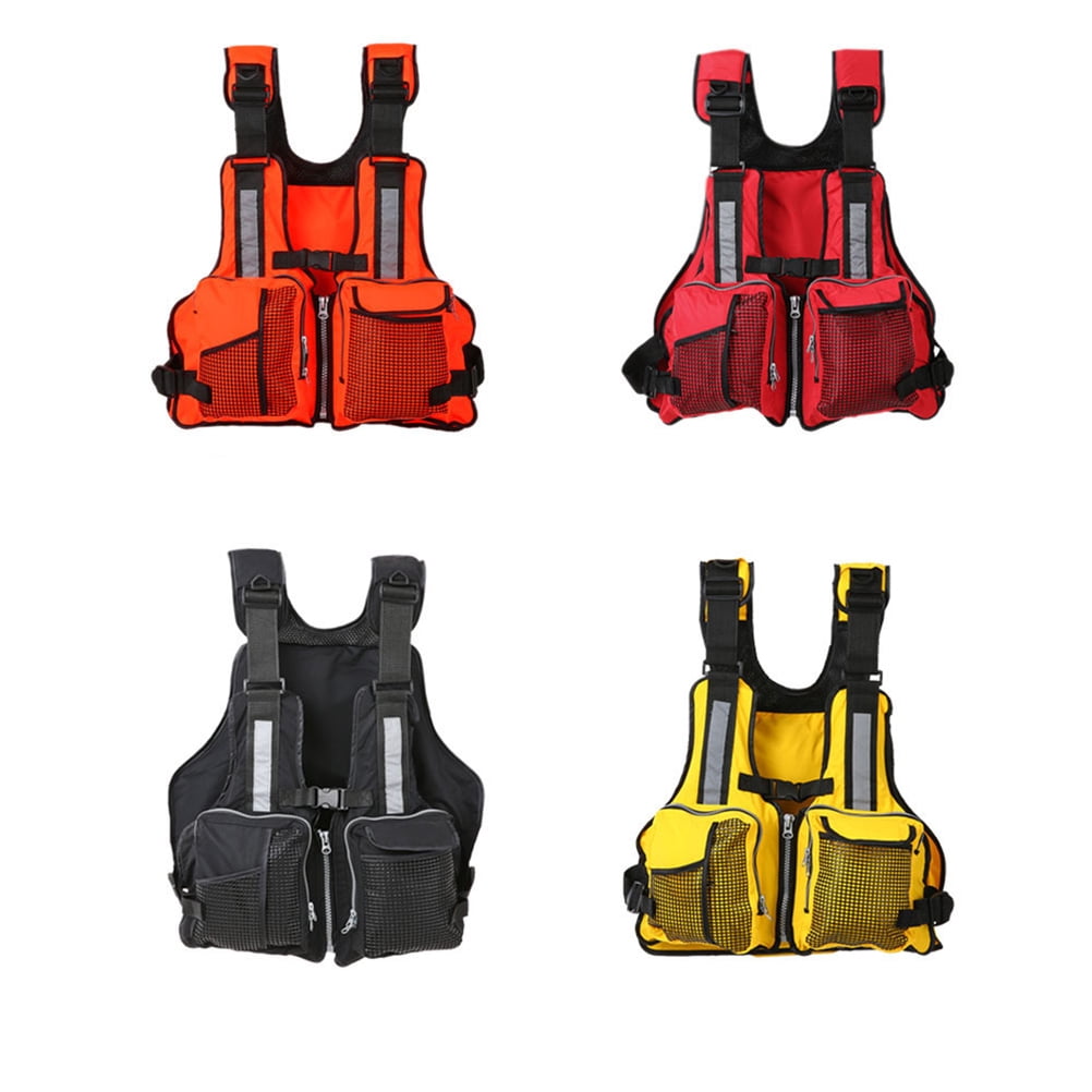 Adult Adjustable Life Jacket for Canoe Kayak Sailing, Buoyancy Aid Vest