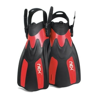 Swim Fins Travel Size Scuba Diving Flippers For Snorkel Set Adult