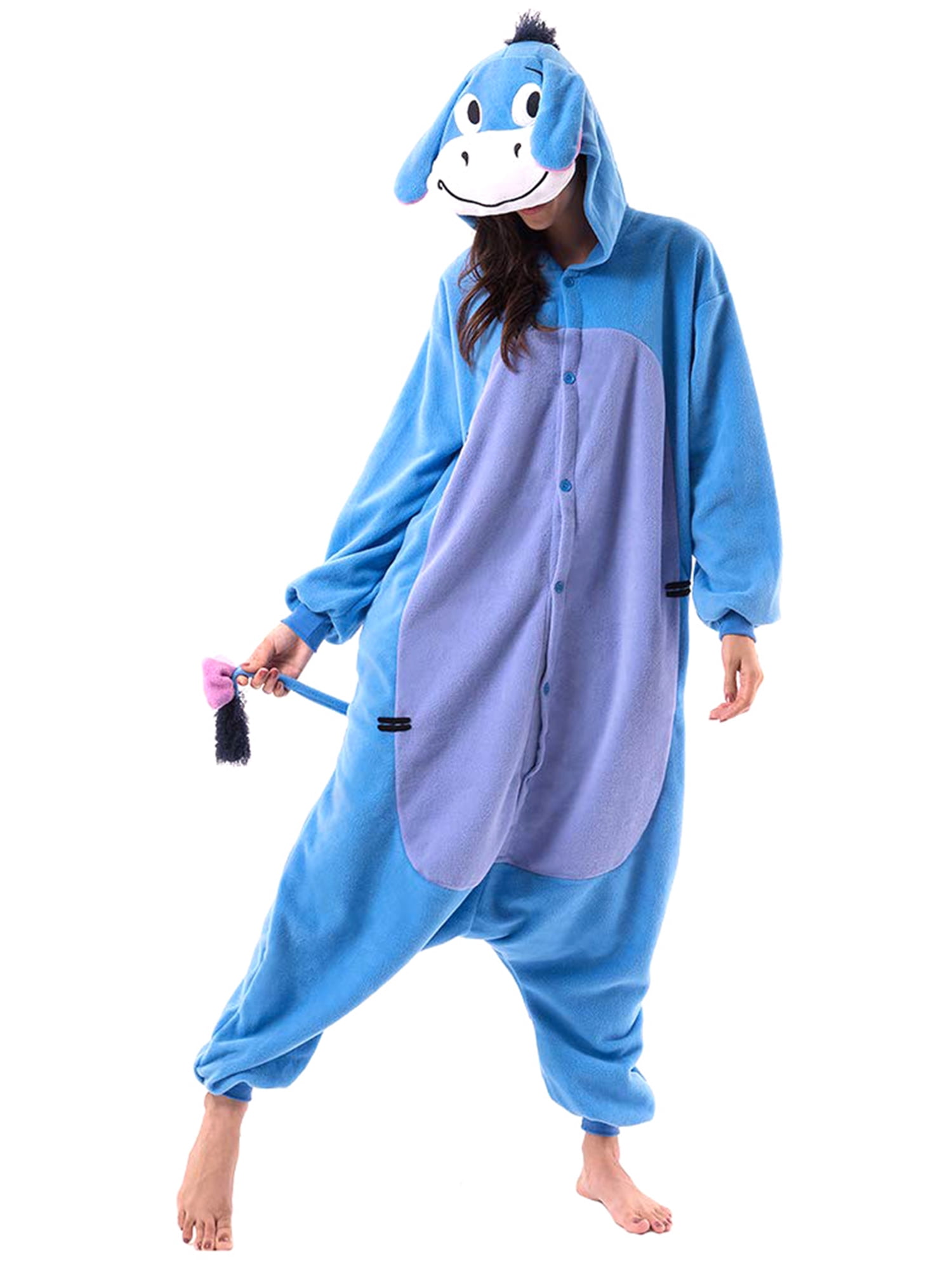 Unicorn Onesie For Women HOT Animal Pajamas Onesie Pyjamas Blue