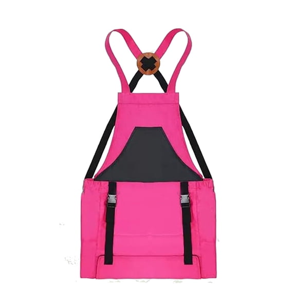 Adult Apron With Pocket Storage Adjustable Solid Color Fashionable Apron