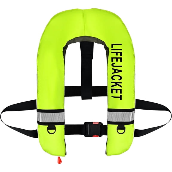 Adult Automatic PFD Vest, Inflatable Kayak Water Sports Vest for Kayaking SUP Paddleboarding Sailing Boating Fishing