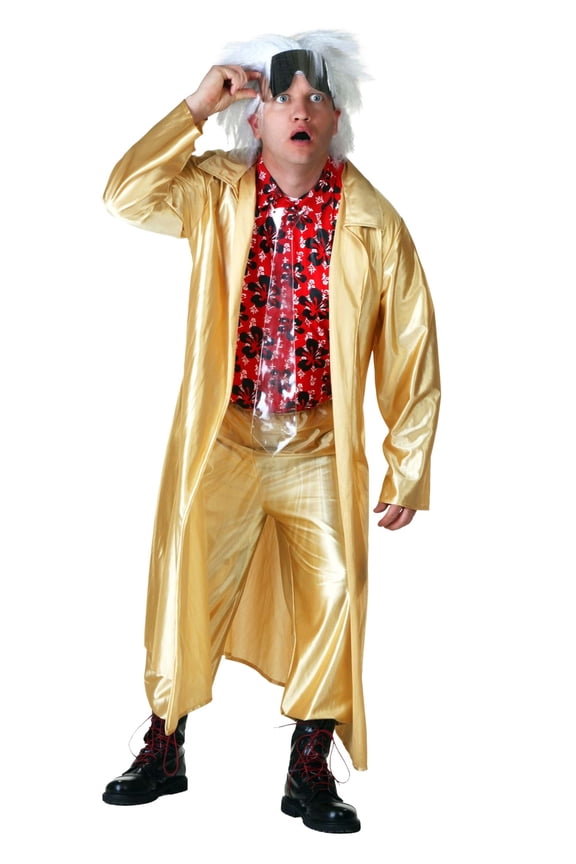 Adult Back to the Future 2015 Doc Brown Costume
