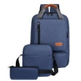 thumbnail image 1 of Adult Backpacks Backpack Three Piece Set,Large Student Backpack,Suitable for School and Outdoor Travel,Computer Bag for Men and Women with Large Capacity, 1 of 8