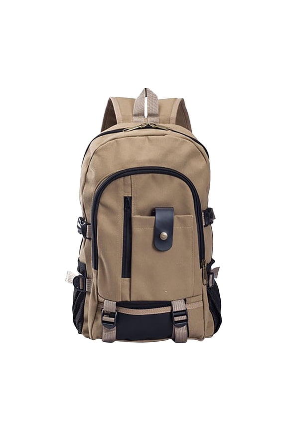 Canvas Bag, Casual Men's Backpack Men's Backpack Computer Backpack Student Leisure Backpack Travel Bag, Vintage Backpack，Suitable for Schools, Outdoor Activities, Mountain Climbing, and Tourism