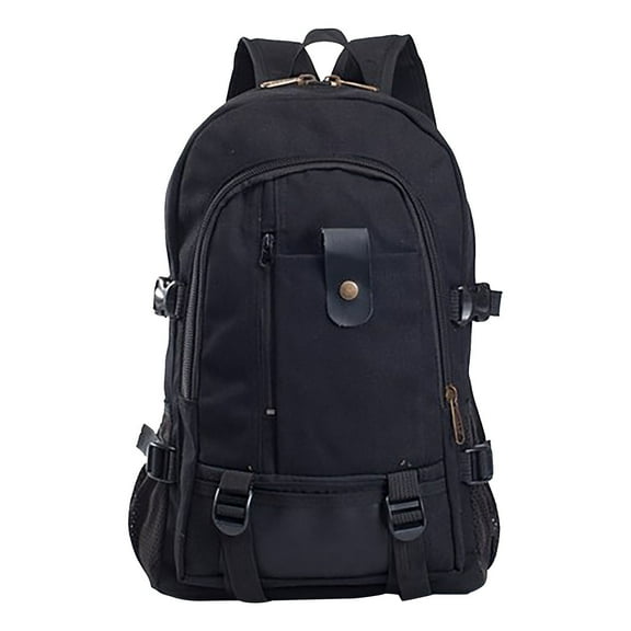 Canvas Bag, Casual Men's Backpack Men's Backpack Computer Backpack Student Leisure Backpack Travel Bag, Vintage Backpack，Suitable for Schools, Outdoor Activities, Mountain Climbing, and Tourism