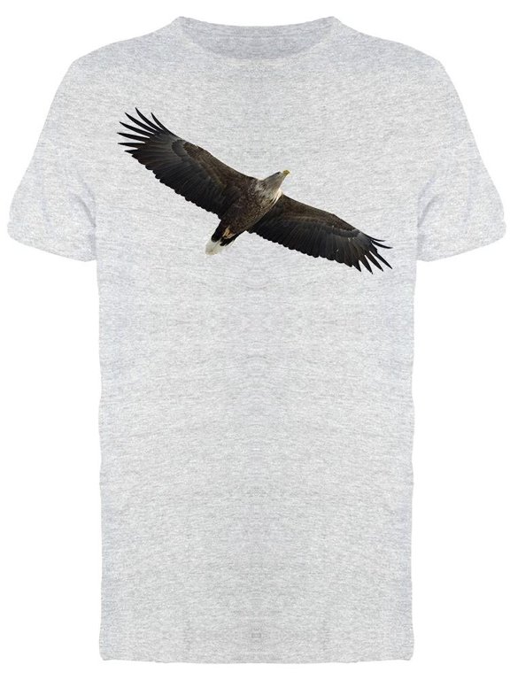 Adult Bald Eagle In Flight T-Shirt Men -Image by Shutterstock, Male Large