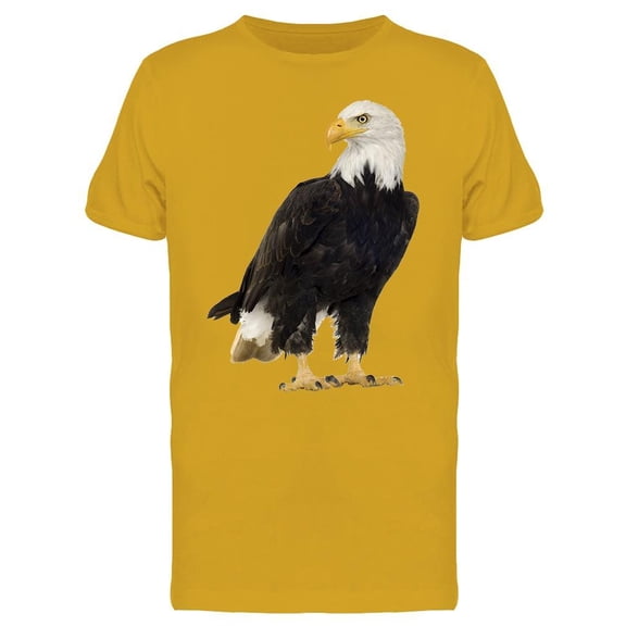 Adult Bald Eagle: Sitting T-Shirt Men -Image by Shutterstock, Male XX-Large
