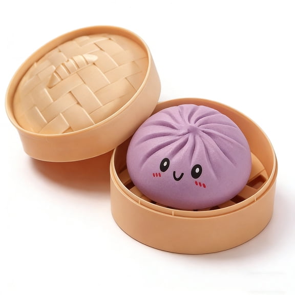 Adult Baozi Stress Relief Ball, 15cm Soft Squeeze Dough Anxiety Relief, Slow Rising Pressure Ball