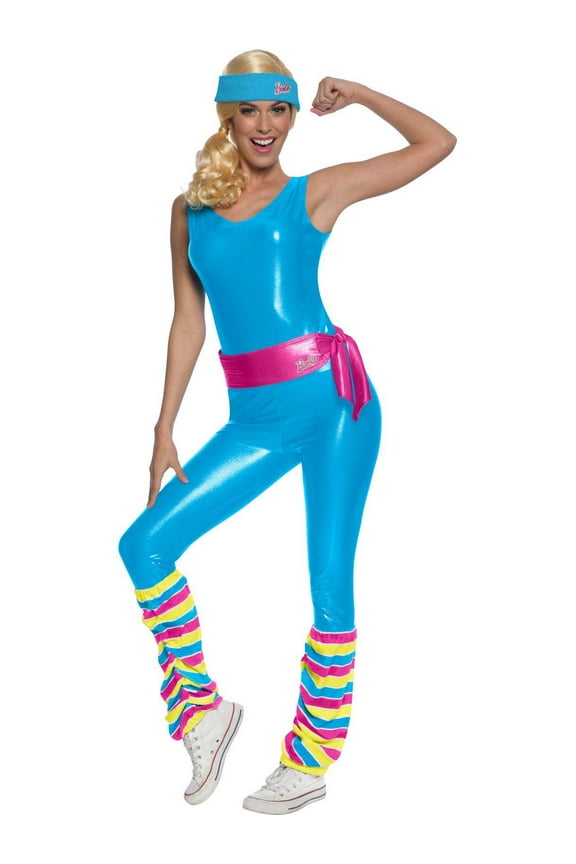 Adult Barbie Deluxe Exercise Barbie Costume