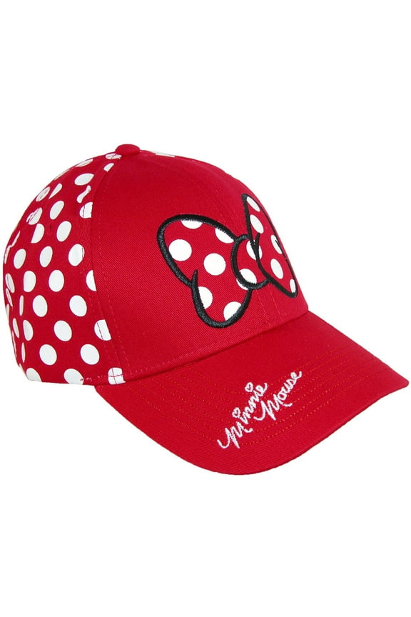 Minnie Bow Adult Ladies Baseball Cap