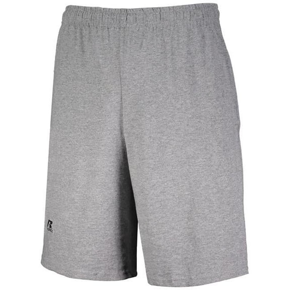 Adult Basic Cotton Pocket Shorts, Oxford - Large