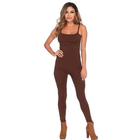 Adult Basic Unitard - Brown - Medium