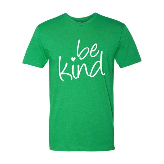 Adult Be Kind Heart Deluxe T-Shirt