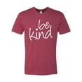 thumbnail image 1 of Adult Be Kind Heart Deluxe T-Shirt, 1 of 1