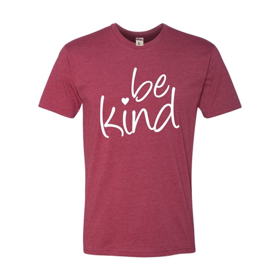 Adult Be Kind Heart Deluxe T-Shirt