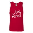 thumbnail image 1 of Adult Be Kind Heart Sleeveless Tank Top Cotton T-Shirt, 1 of 1